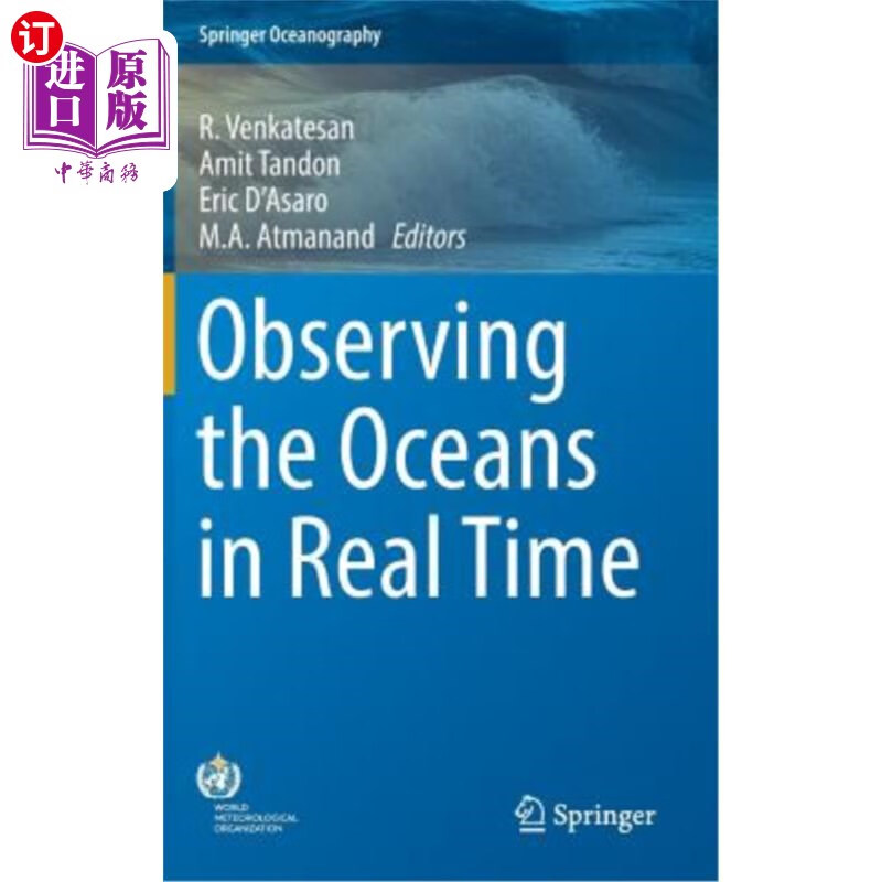 海外直订observing the oceans in real time 实时观测海洋