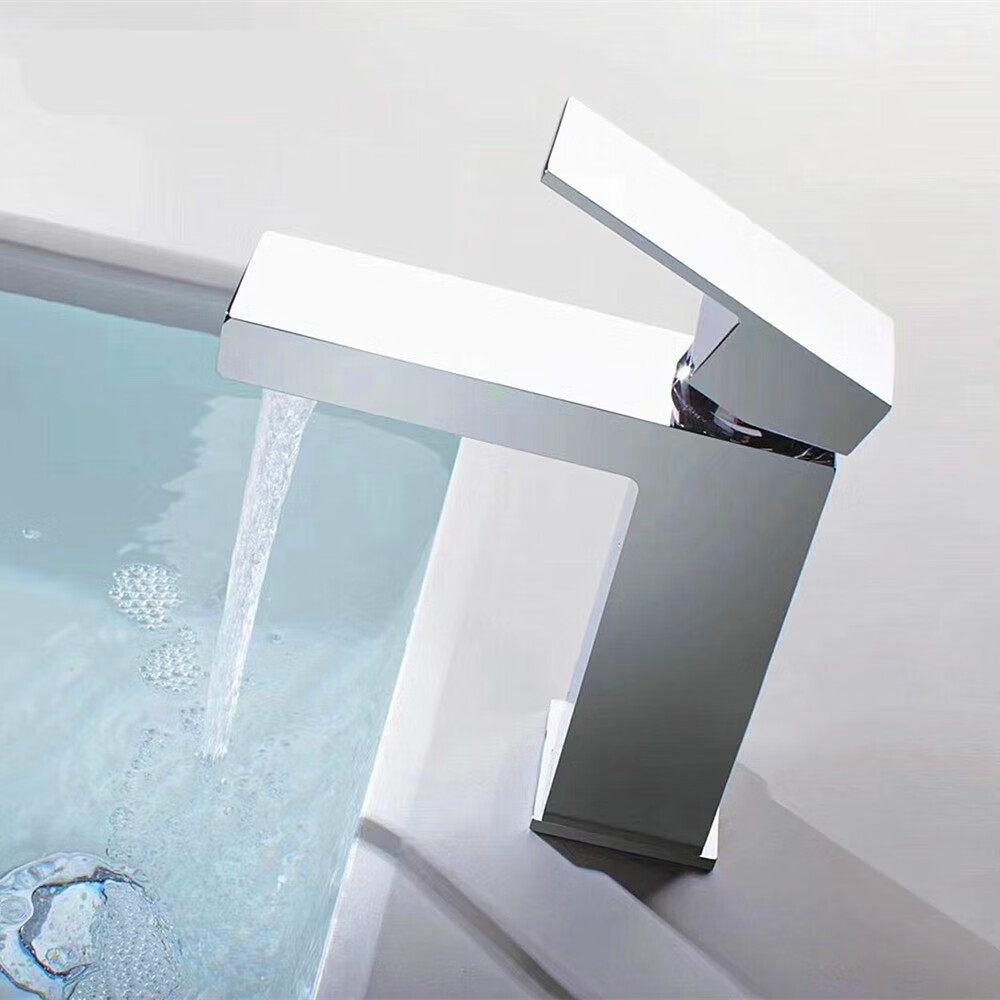 施韵令跨境面盆龙头 陶瓷芯片冷热出水卫浴龙头酒店家用浴室四方水