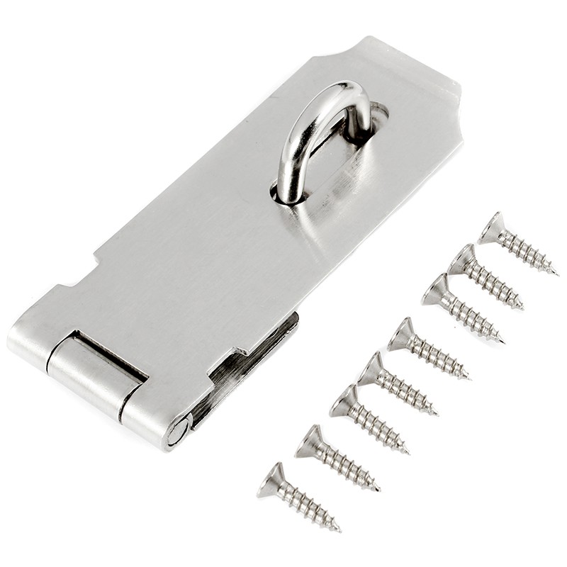 奥本不锈钢扣吊4寸 挂锁搭扣门鼻加厚锁扣100mm