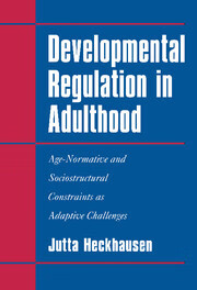 预订 developmental regulation in adulthood
