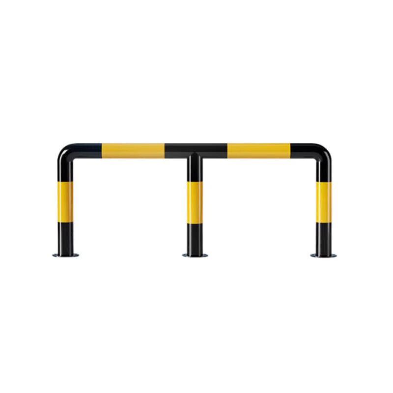 找钢巴巴  m型防撞护栏停车位挡车防撞柱加厚道路隔离栏杆管径76*长