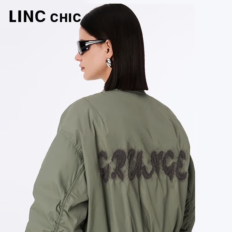 金羽杰春秋冬季新款城市户外轻薄羽绒服女士短款立领外套夹克Y23301009 沙丘绿 M 适合130斤以下