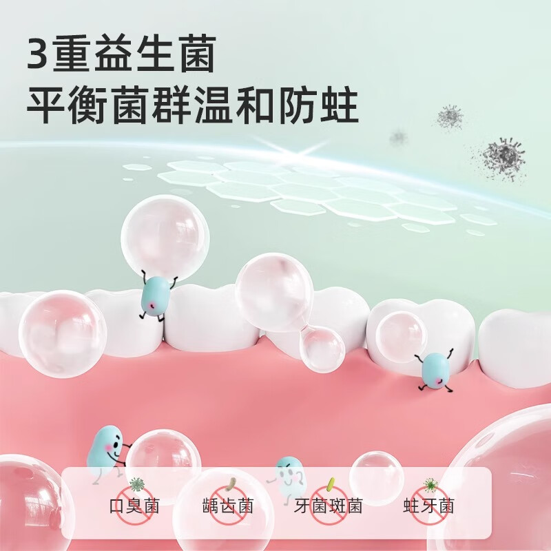 恐龙医生儿童牙膏3-6-12岁益生菌不可吞咽含氟防蛀牙换牙期2岁宝宝牙膏 【益生菌2支装】草莓味+香橙味