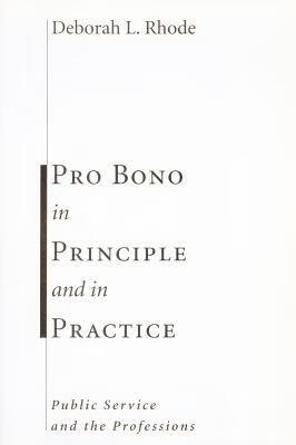预订 pro bono in principle and in practice: public service and