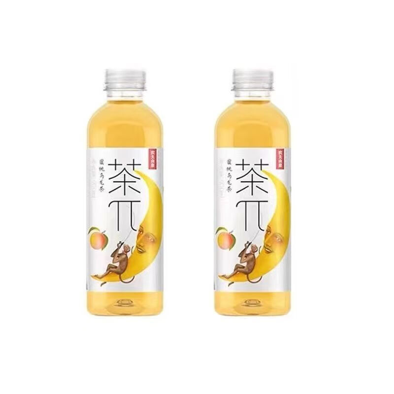 茶兀900ml*4瓶大瓶装蜜桃乌龙柚子绿茶饮料 【大瓶装】蜜桃乌龙茶900