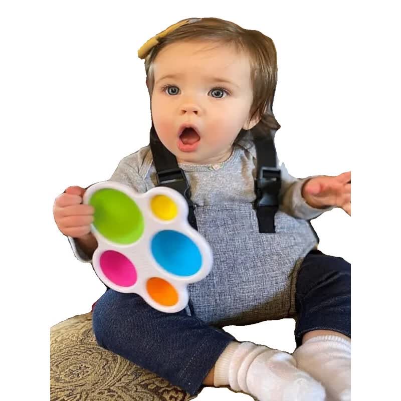 CLCEY宝宝餐椅安全带便携式儿童通用固定带外出椅子绑带婴儿吃饭座椅带 灰色