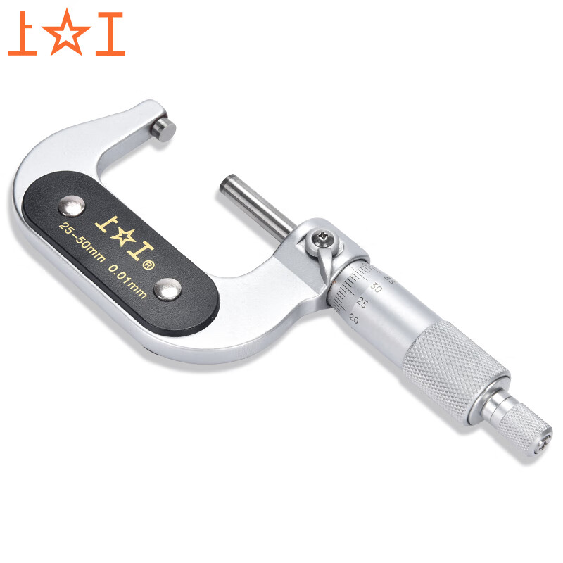 上工外径千分尺 分厘卡 千分尺 机械千分尺25-50mm分度值0.01