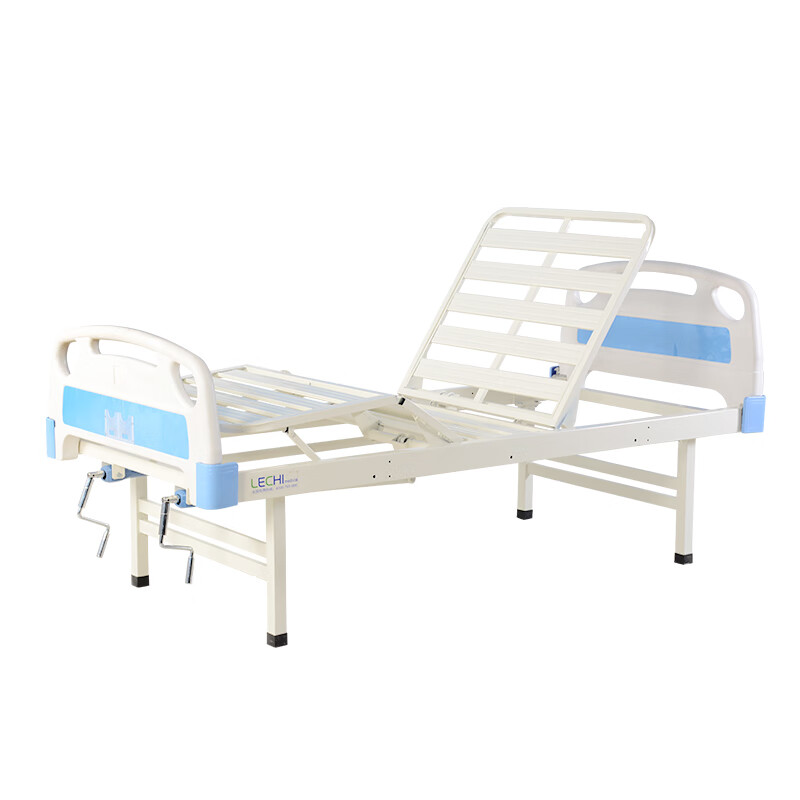 abs吹塑铝护栏家用多功能护理床加强护栏瘫痪老人残疾人双摇病床 套餐