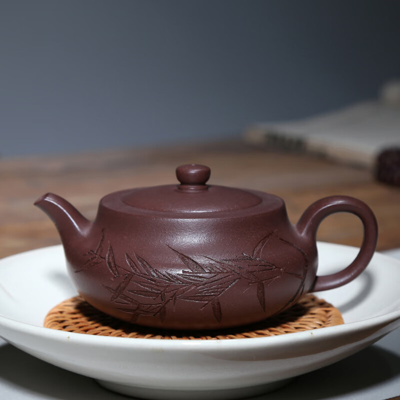 一茗金砂宜兴紫砂壶泡茶壶茶具收藏名家徐萍250cc纯手工原矿底槽青禅