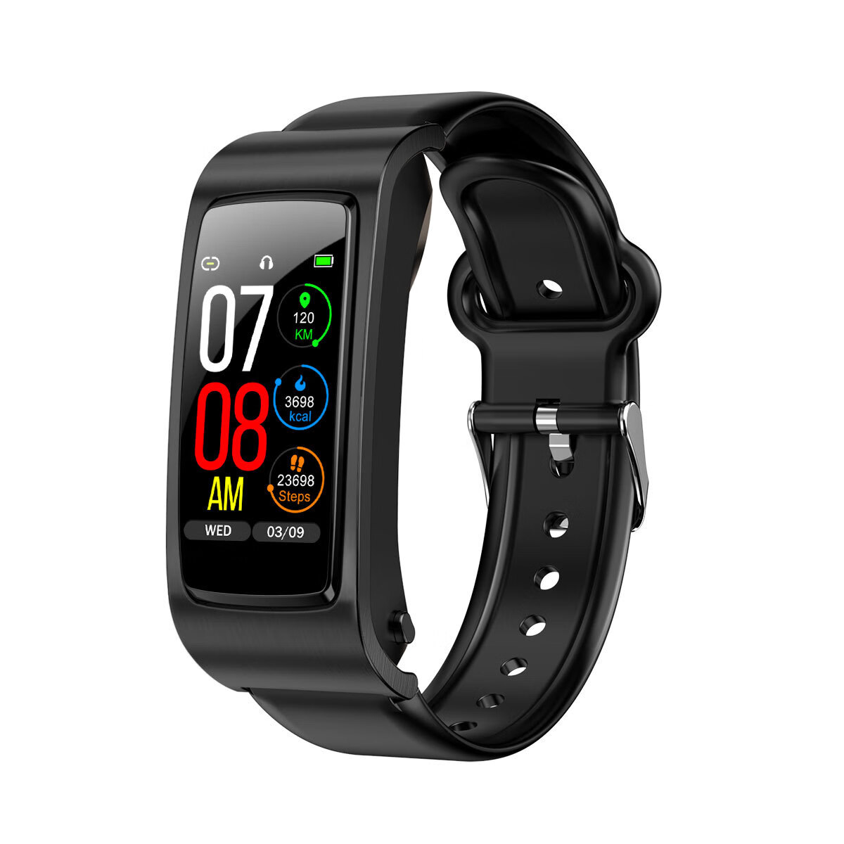 小米手机适用蓝牙耳机手环通话音乐心率血压运动计步睡眠健康监测语音