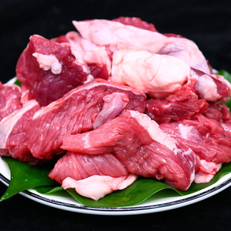 皓谦生鲜筋头巴脑 新鲜黄牛肉牛筋条 剔骨肉火锅烧烤食材 3斤装