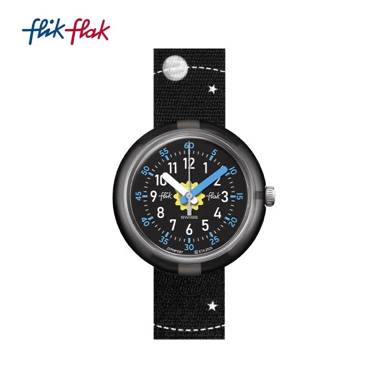 斯沃琪(swatch)flik flak(飞菲)儿童手表 腕间太阳系 礼物男女孩手表