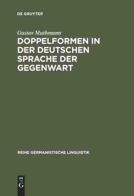 预订 doppelformen in der deutschen sprache der gegenwart