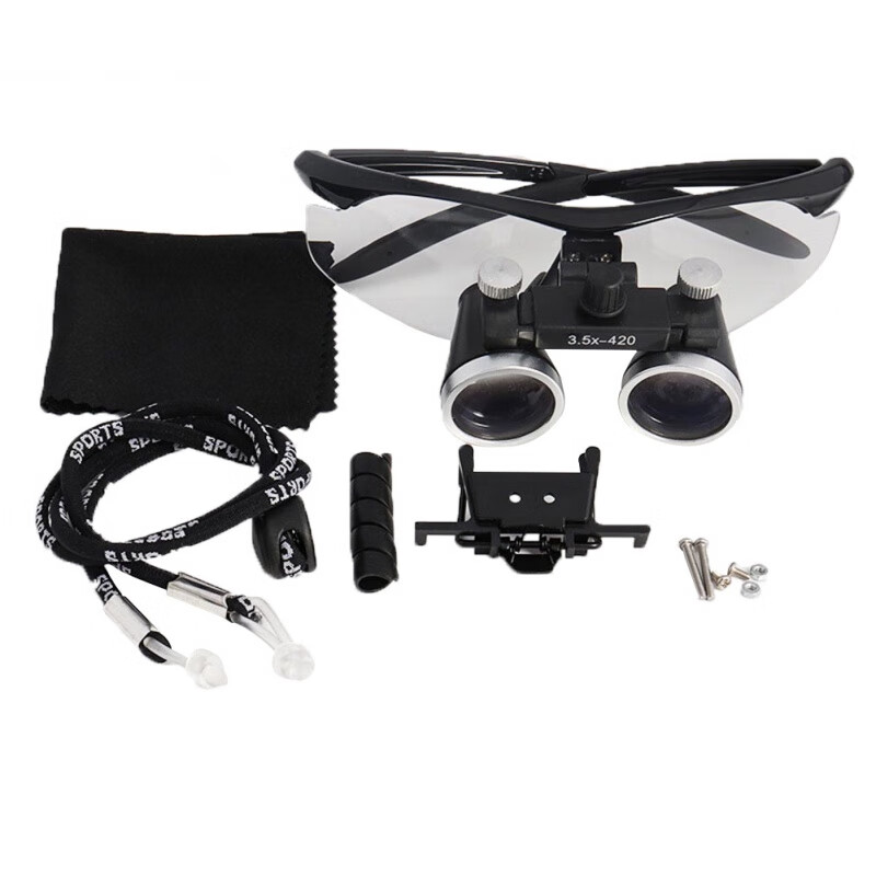 【院线同款】牙科放大镜25倍35倍黑色头戴式口腔设备心血管手术外科