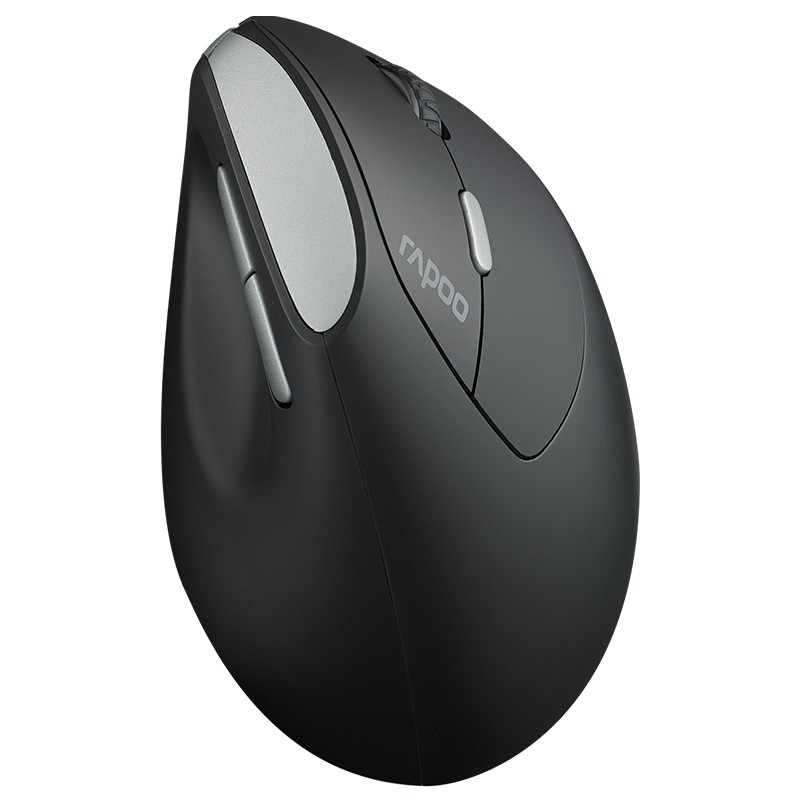 雷柏（Rapoo） MV20普通版 无线鼠标 垂直鼠标 办公鼠标 人体工学 笔记本鼠标 电脑鼠标 黑色