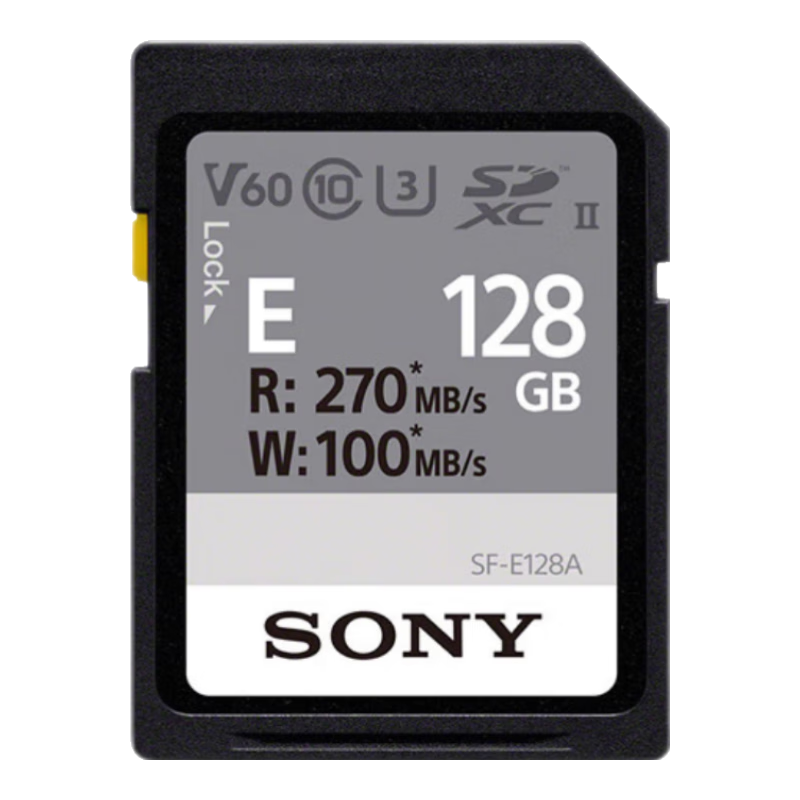 ���� Eϵ�� SF-E128A 128G ����SD�� 270M/s ΢�������������� 405Ԫ