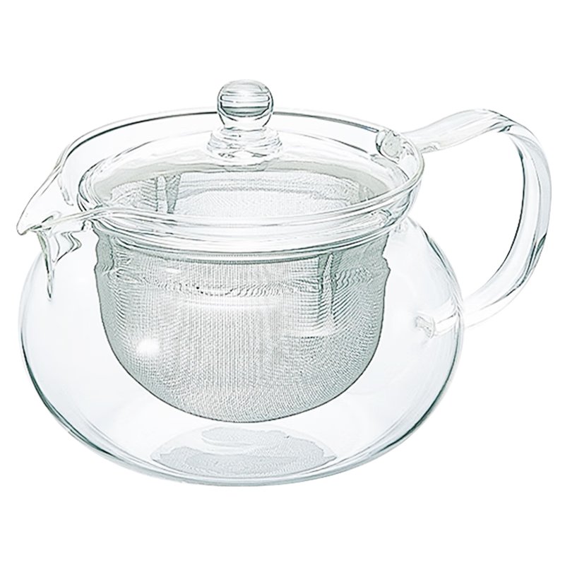 HARIO日本耐热玻璃茶壶 茶具 泡茶壶 大口径焖茶壶 700ML厨房热门