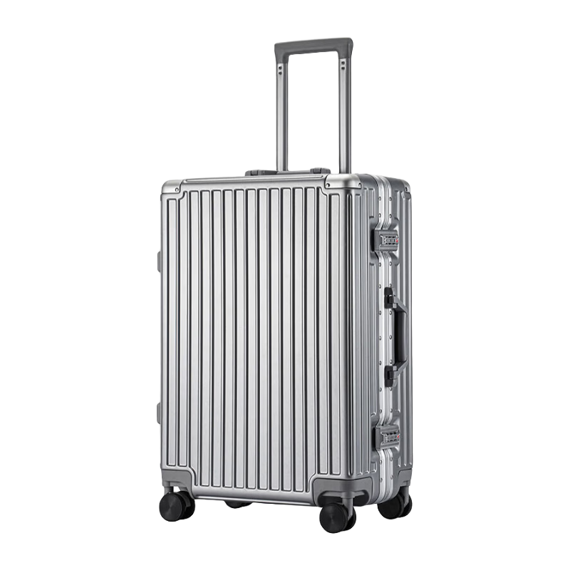 100plus会员:皮尔卡丹 行李箱 铝框万向轮拉杆箱 20英寸旅行箱