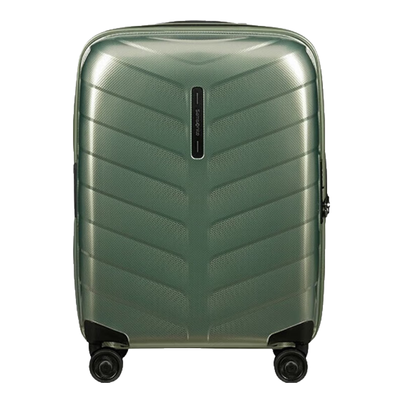 新秀丽（Samsonite）行李箱25英寸拉杆箱轻便材质可扩容旅行箱KK8绿色托运密码箱