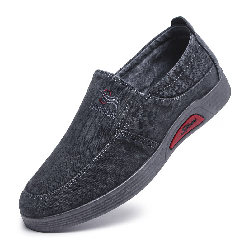 smotouch mud高端品牌春秋2021新款男鞋老北京布鞋男爸爸帆布鞋男士