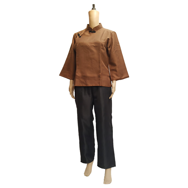 柏纳欧话剧茶馆演出服古代小二服装仆人成人表演服农村平民百姓群演