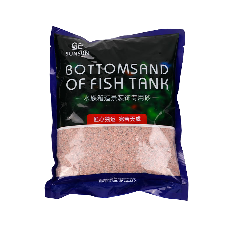 ɭ��SUNSUN����׵�ɰ����ɰ���װ���쾰��ɫˮ�����쾰ʯ ��ɫʯӢɰ1500g