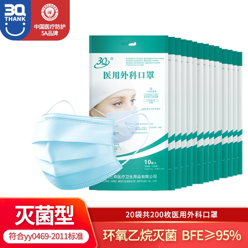 口罩盒子最新价格信息及历史走势分析,3Q官方旗舰店的3层设计医用外科口罩