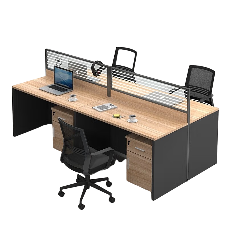 锡田 办公家具 职员桌办公桌现代简约屏风卡座员工位电脑桌 搭配的椅子一把