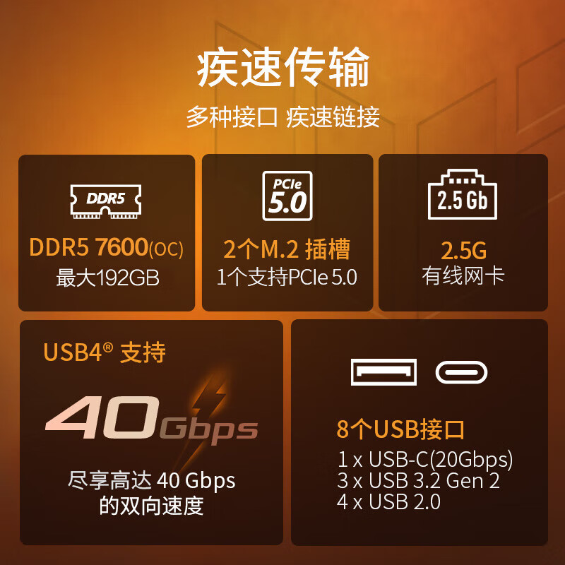 华硕 TUF GAMING B650M-PLUS 重炮手 图 5
