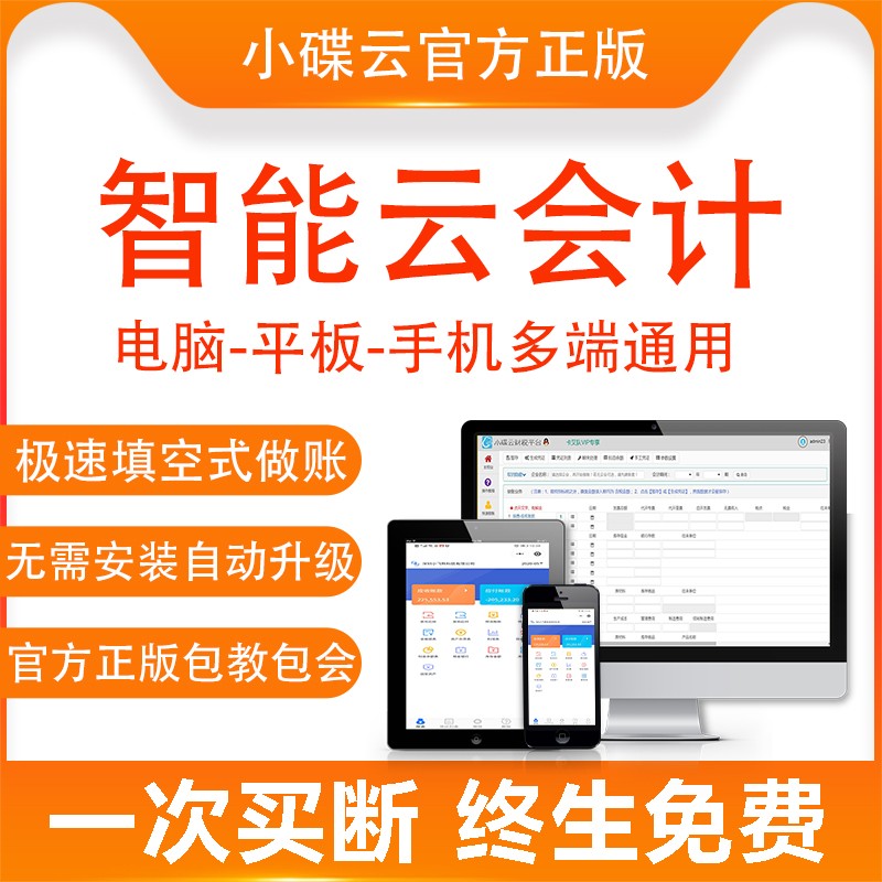 小碟云财务软件会计做账软件代理记账管理软件财务分析系统网络版excel表格正版单机版云会计代账智能 （专业版）1用户2账套使用感如何?