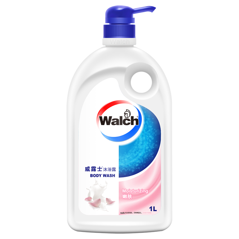 plus会员、概率券：威露士（Walch）氨基酸表活嫩肤款沐浴露 大瓶装1L