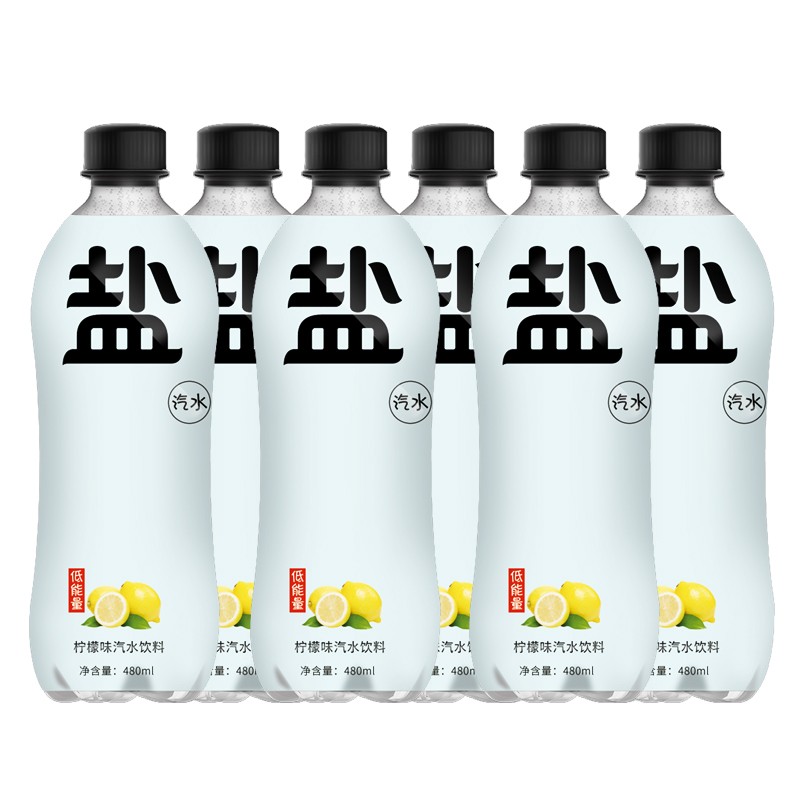 水云生 上海盐汽水480ml*24瓶/箱 经典碳酸饮料柠檬味汽水