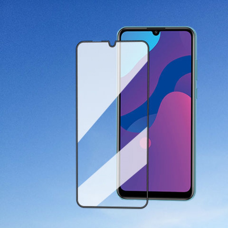 潮尚美moa-al20畅玩9a钢化膜全屏抗蓝光黑边膜moa-al00防摔爆护眼细边