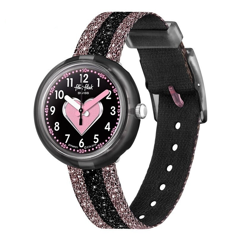 (swatch)斯沃琪瑞士手表 飞菲儿童瑞士学生手表 活泼可爱 cuoricino