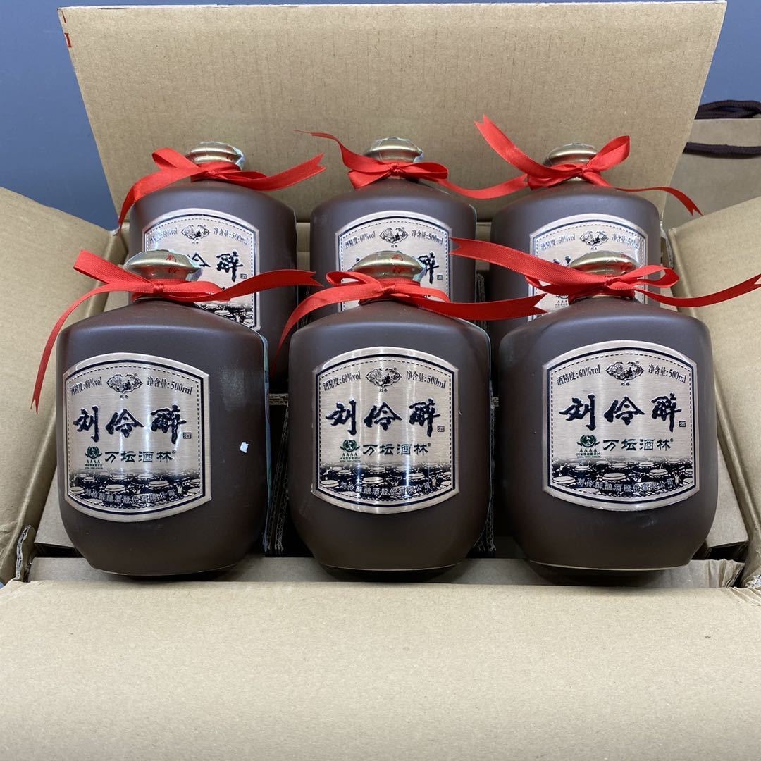 好评率:93%京华楼刘伶醉万坛酒林42度54度60度 浓香型白酒500ml*6瓶