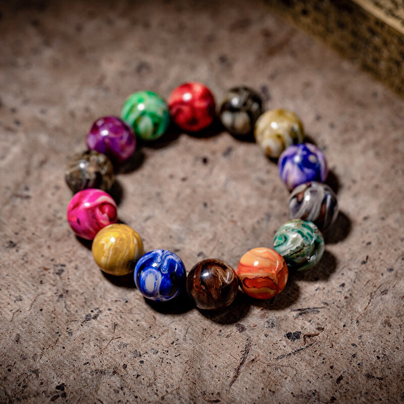 临魅天然猛犸牙臼齿手串玉化石手链女男款民族风佛珠手钏收藏20 款式