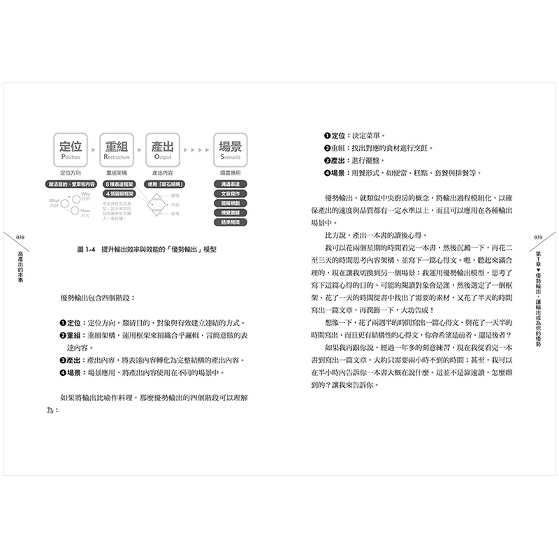 高产出的本事：用8种表达框架X4张图X15分钟 文章 简报 图解 港台原版 职场工作术 高效学习截图