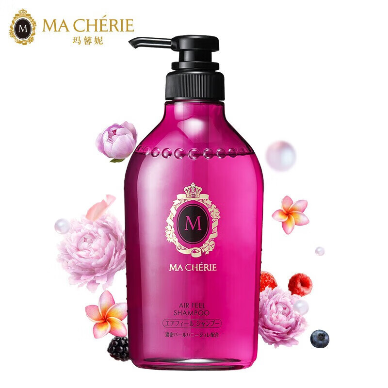 玛馨妮(ma cherie)香氛洗发水花语蜜润日本滋养丝滑洗发露女士温和