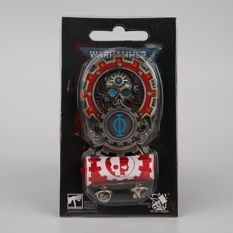 战锤40k 游戏周边万机之神机械神教印记徽章 挂卡装 胸针胶贴整合版