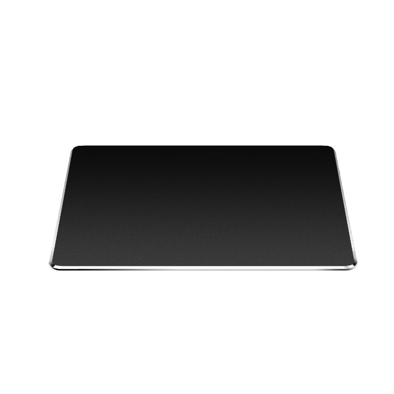 倍方 金属防滑鼠标垫办公游戏鼠标垫电竞游戏macbook苹果mac外星人小米便携铝合金鼠标垫中号黑色31893