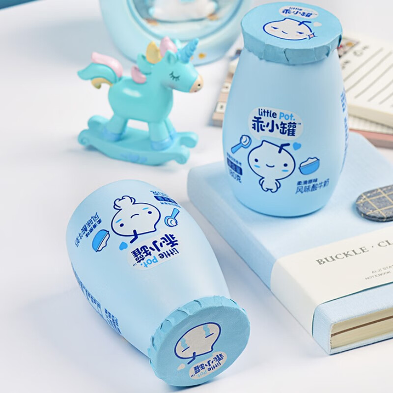 新希望酸奶乖小罐乖巧曲奇冰激淋味/原味可选风味酸牛奶180g冷藏 原味