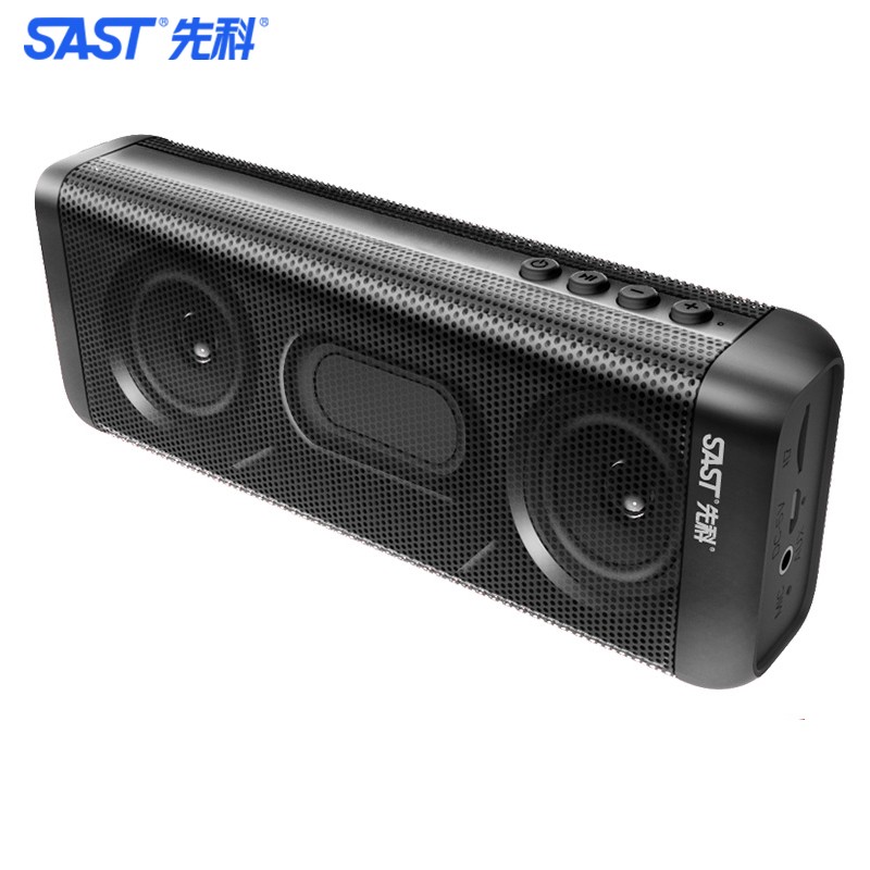 先科(sast) a9无线蓝牙音箱双喇叭大音量插卡低音炮便携户外手机迷你