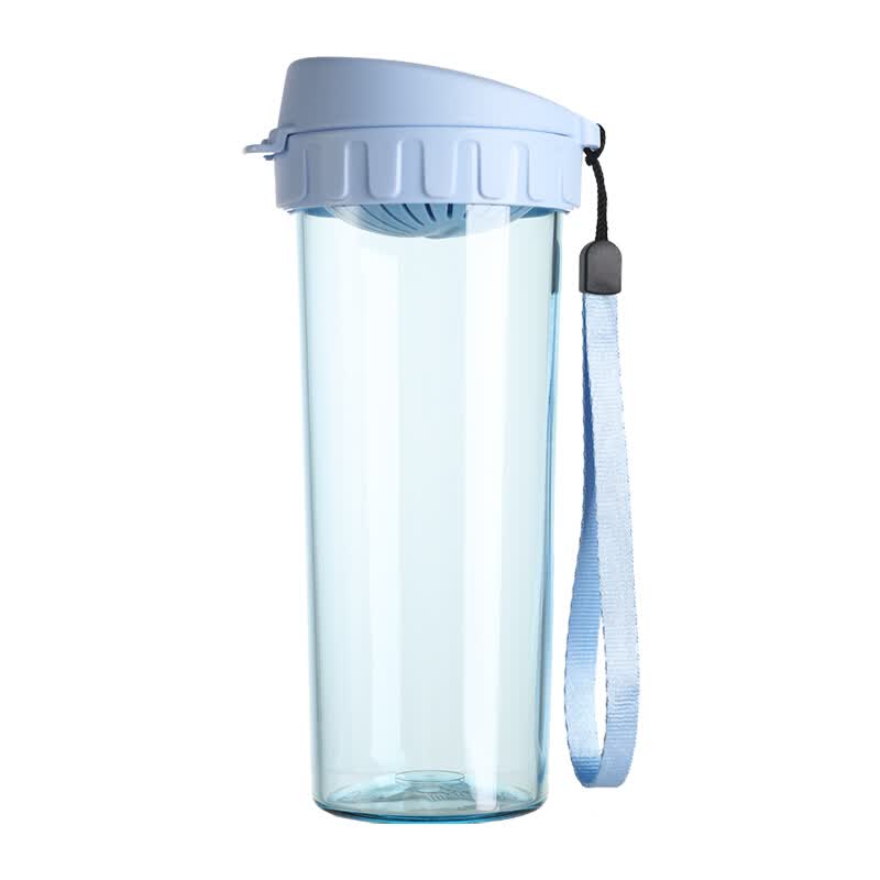 特百惠（Tupperware）塑料水杯男女生运动杯子便携防漏带茶隔大容量 500mI 冰水蓝使用感如何?