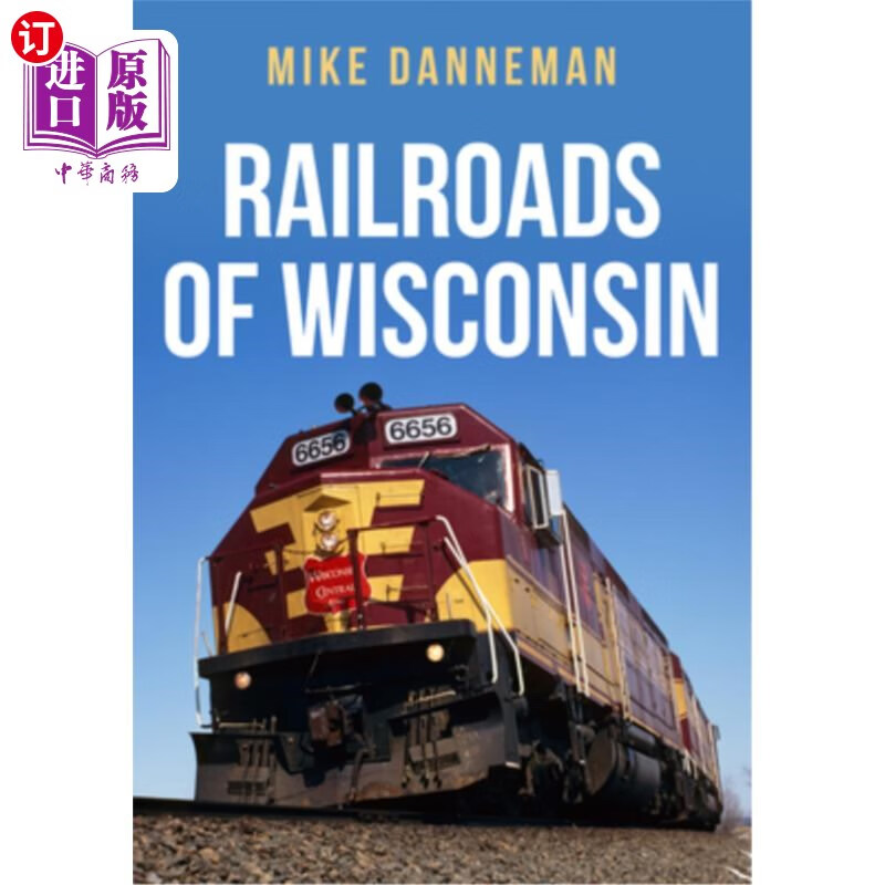 海外直订railroads of wisconsin 威斯康星州的铁路