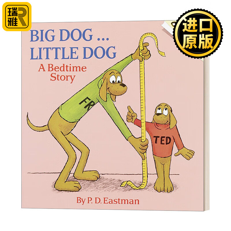 little dog 大狗狗 小狗狗 1-5岁儿童反义词启蒙 英语绘本 p.d.