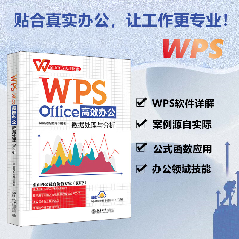 wps office高效办公 数据处理与分析 北京大学出版社 图书