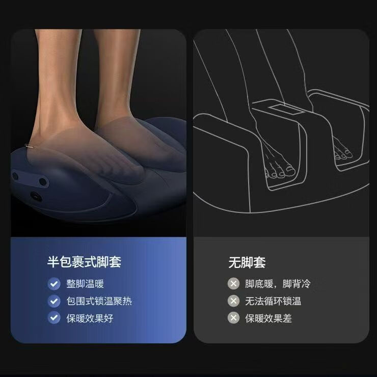 福乐豹按摩脚底按摩器足疗机足部足底穴位全自动揉捏送老年人长辈健康送爸爸妈妈父亲母亲生日实用礼物 智能足疗机【揉搓按压热敷】