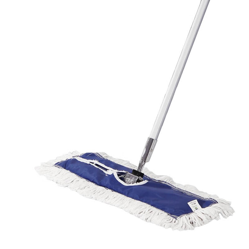 劳保佳 拖把 工厂车间免手洗懒人宽平拖 酒店大堂尘推排拖棉线平板大