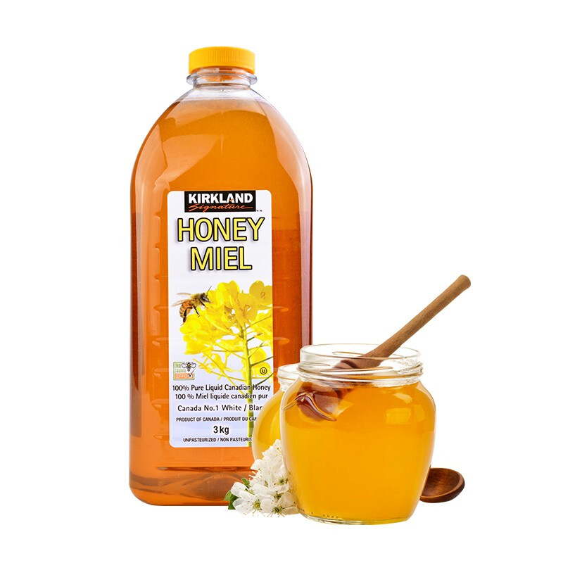 加拿大原装进口蜂蜜 柯可蓝Kirkland Honey小熊纯蜜蜂 健康不添加 加拿大蜂蜜-1瓶750g