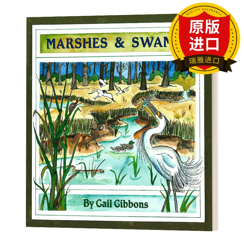 英文原版 marshes & swamps 沼泽和沼泽 英文版 进口英语原版书籍